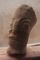 Originálna kamenná socha,Zeolit -Tvár- kamenná socha